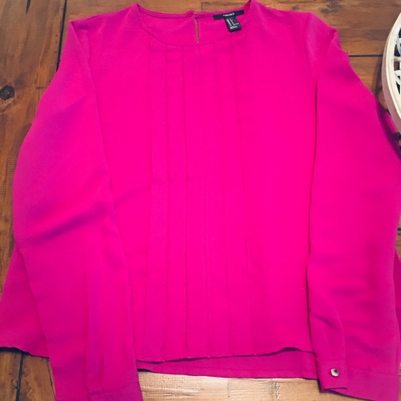 Forever 21 Fuchsia Blouse - Picture 4 of 5